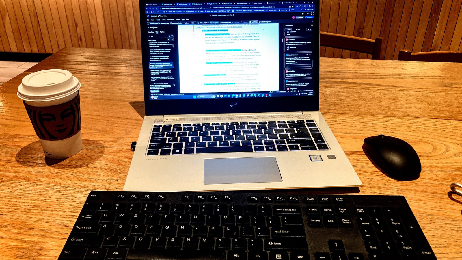 Placeholder: photo of Durgesh writing